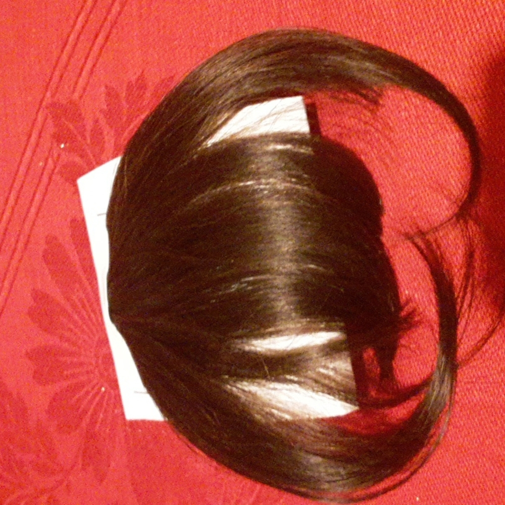 Ladies Snap in bangs Human Hair